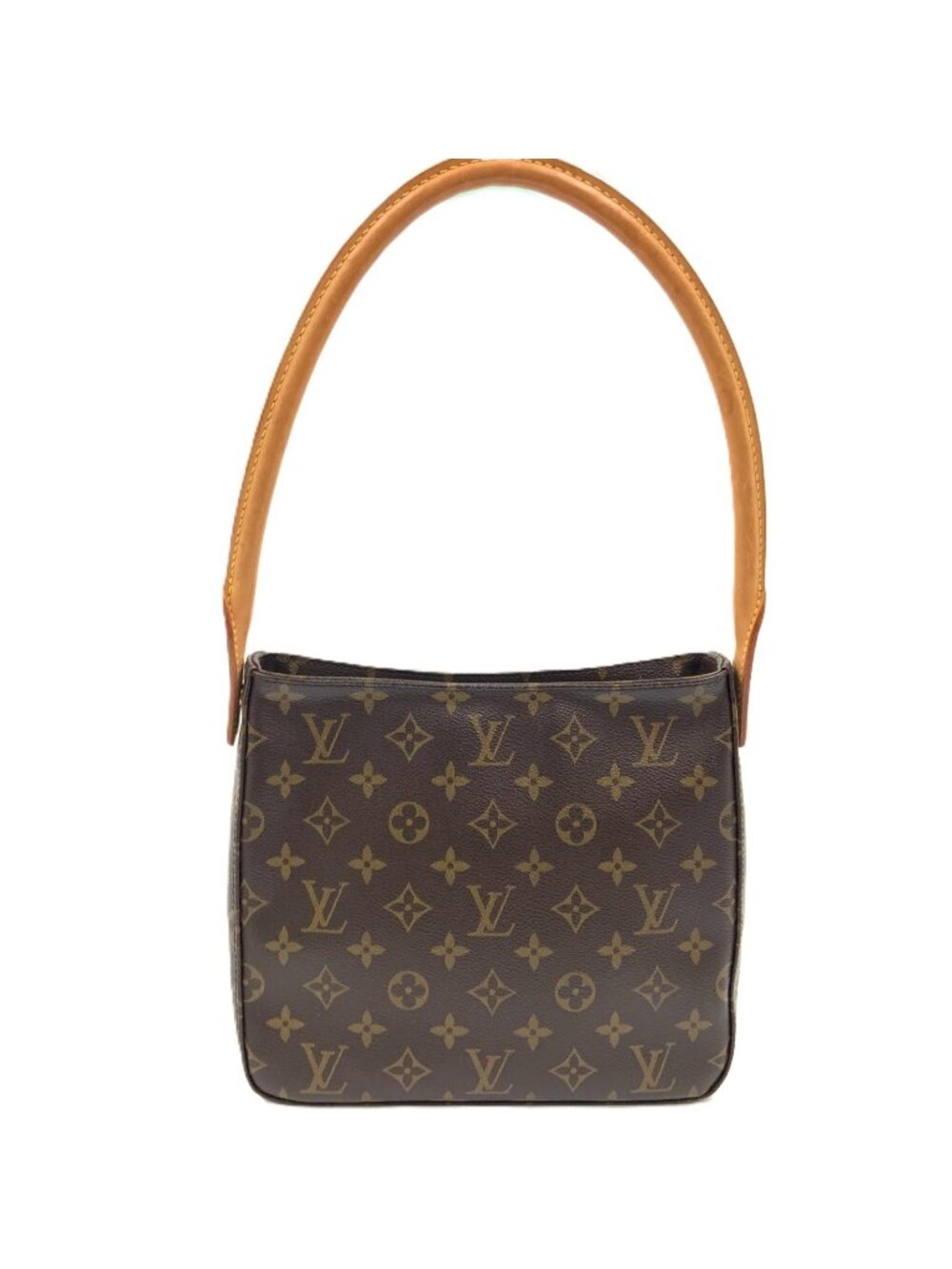Louis Vuitton Monogram Looping MM Shoulder Bag Brown